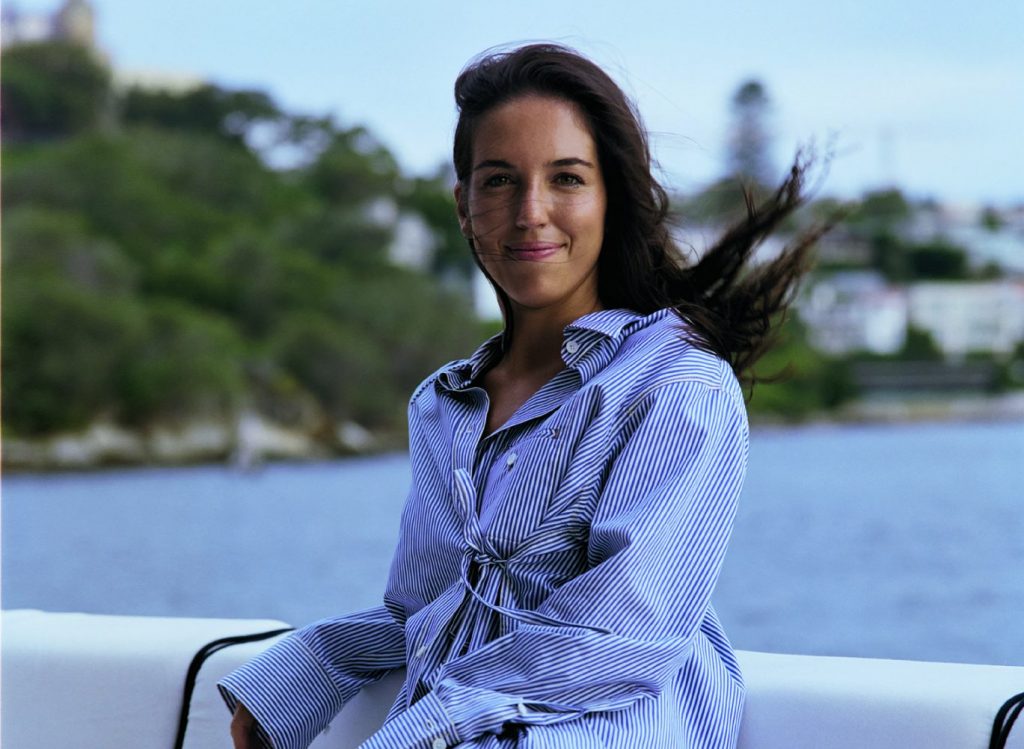 Ellie Malouf on Yacht